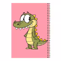 دفتر مشق 80 برگ اس جی مدل تمساح بامزه