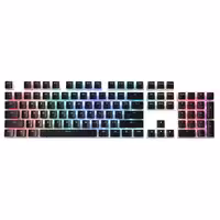 Redragon A130 Black 104 Keys Standard Doubleshot PBT Pudding Keycaps