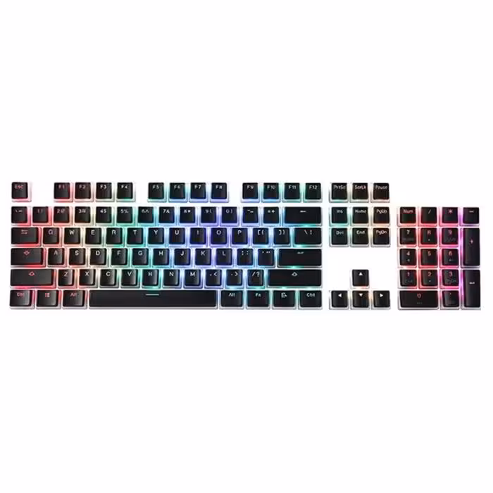 Redragon A130 Black 104 Keys Standard Doubleshot PBT Pudding Keycaps