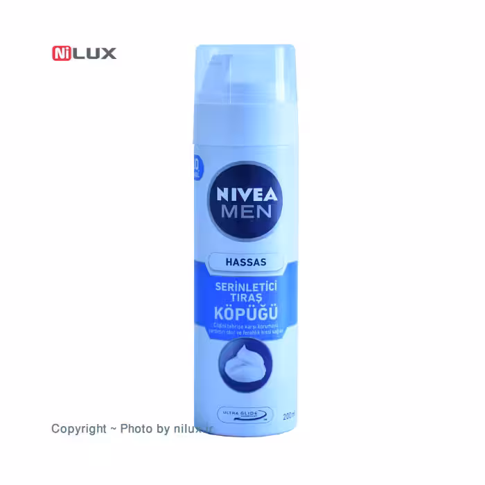 فوم اصلاح مردانه نیوآ مدل Hassas حجم 200 میلی لیتر