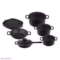 سرویس پخت و پز چدن 10 پارچه نالینو مدل Bona