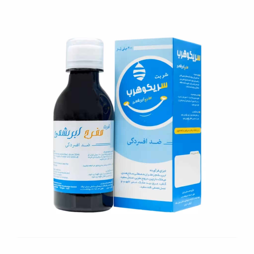 شربت سریکوهرب [شربت مفرح ابریشمی] (200 سی‌سی) (نیاک)