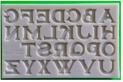 بودکور مالد سيليکوني حروف رومي بزرگ 2200791