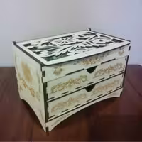 دراور رومیزی 2 کشویی