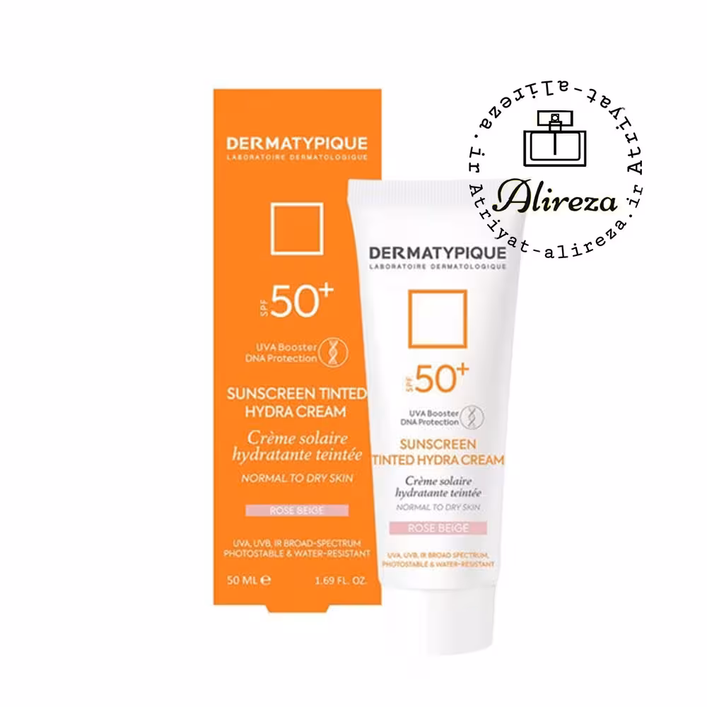 ضد آفتاب رنگی رز بژ کرم هیدرا SUNSCREEN TINTED HYDRA CREAM SPF50