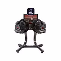 دمبل متغیر 41 کیلوگرمی پایه دار بوفلکس BowFlex بسته دو عددی
