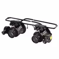 عینک ذره بینی تعمیرات با لامپ ال ای دی Glasses type watch repair