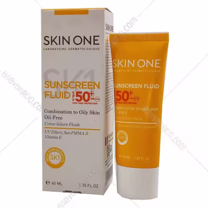 ضد آفتاب SPF50 فاقد چربی اسکین وان مناسب پوست مختلط تا چرب