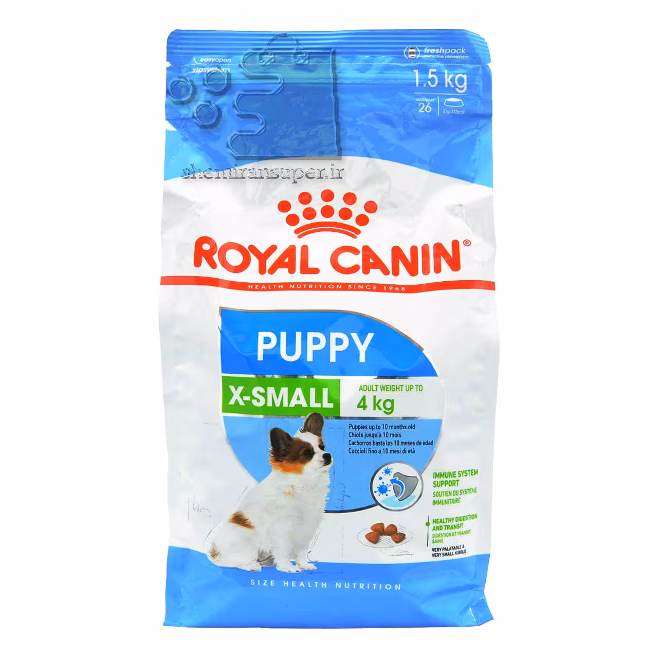 غذای خشک توله سگ ( تا 10 ماه / تا 4 کیلو ) 1٫5 کیلو رویال کنین - royal canin