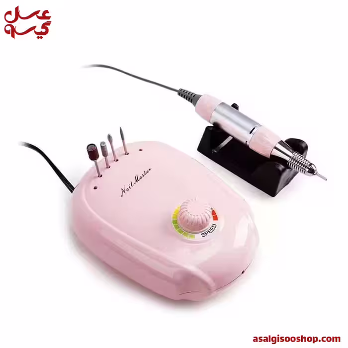 دستگاه سوهان ناخن برقی نیل مستر مدل JMD-303 رنگ صورتی | کد 2340