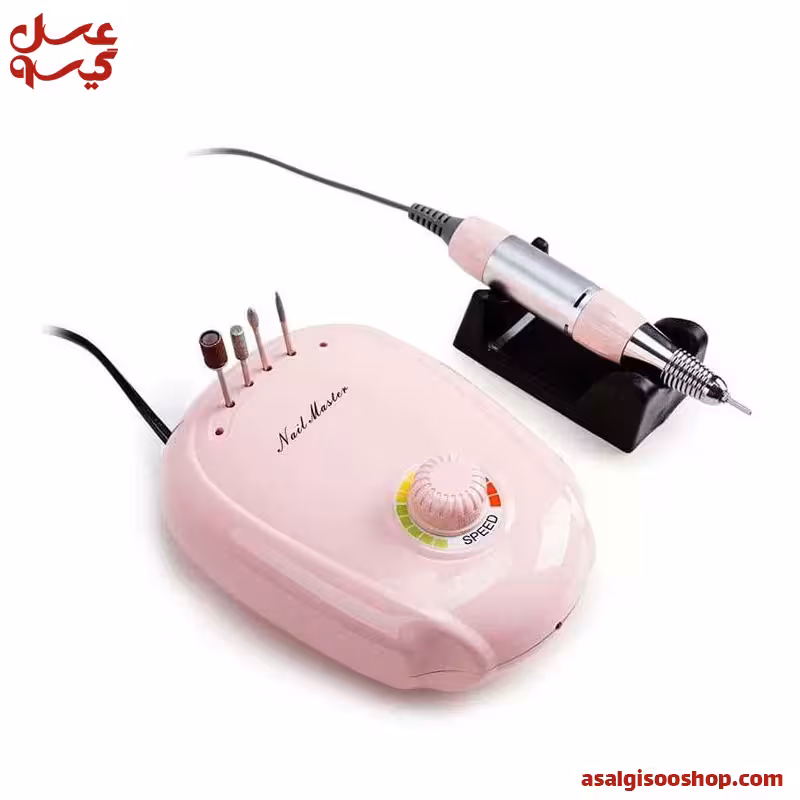 دستگاه سوهان ناخن برقی نیل مستر مدل JMD-303 رنگ صورتی | کد 2340