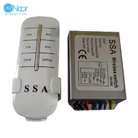 ریموت کنترل چهار کانال مشکی - مستر نور