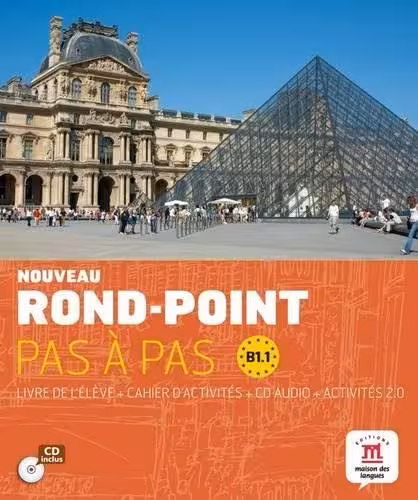 کتاب زبان فرانسوی روند پوینت NOUVEAU ROND-POINT PAS A PAS B11 LIVRE DE L’ELEVE CAHIER D’ACTIVITE