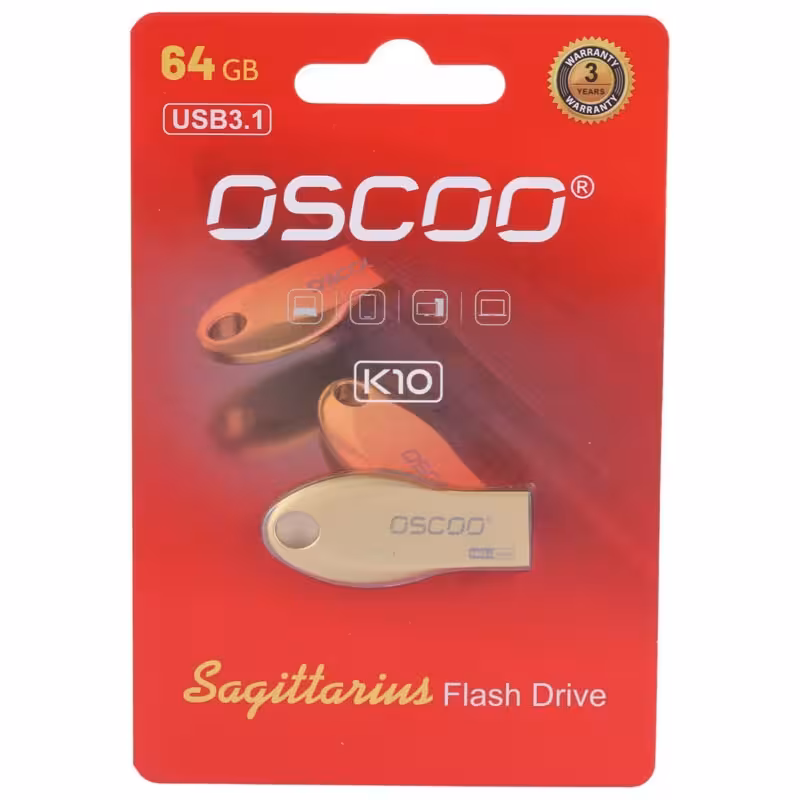 فلش 64 گیگ اسکو Oscoo K10 USB 3.1