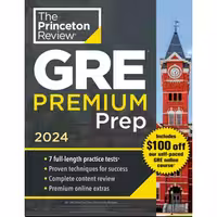 Princeton Review GRE Premium Prep 2024