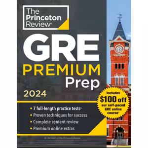 Princeton Review GRE Premium Prep 2024