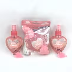 عطر بیکینی قلبی بارایحه پودر بچه baby POWDER