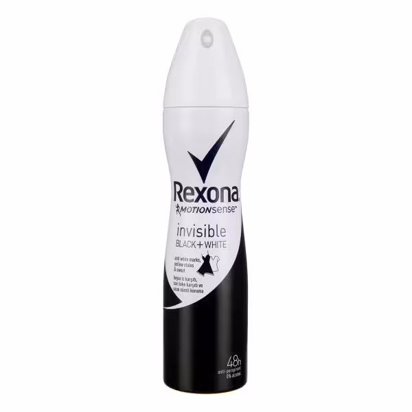 اسپری اینویزیبل بلک اندوایت زنانه رکسونا REXONA