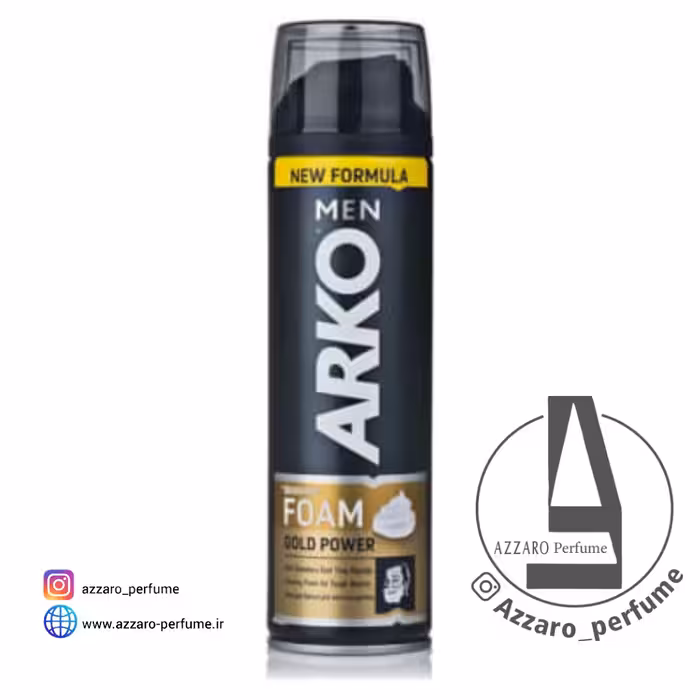 فوم اصلاح آرکو مدل Gold Power حجم 200 میل