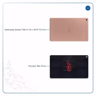 برچسب پوششی ماهوت مدل Husayn-Ibn-Ali مناسب برای تبلت سامسونگ Galaxy Tab A 10.1 2019 T515