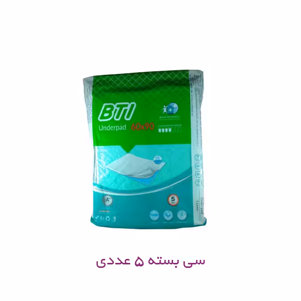 پد زیر انداز بیمار بی تی آی مدل 1002 مجموعه 30 عددی