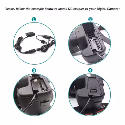 شارژر باتری دوربین مدل EP-5A EN-EL14 Power bank USB