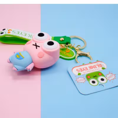 جاکلیدی مدل قورباغه چشم متحرک