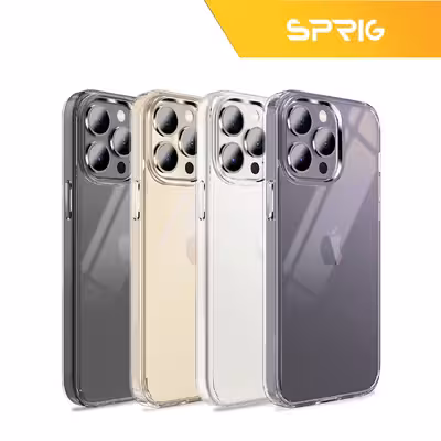 کاور اسپریگ مدل Full-Clear مناسب برای گوشی موبایل اپل iPhone 14 Pro به همراه محافظ صفحه نمایش
