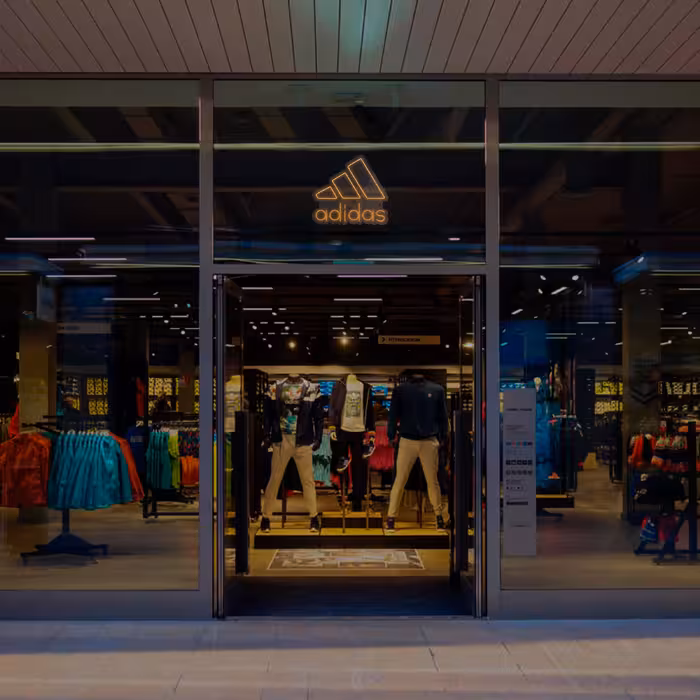 چراغ دیواری نئون دیزاین طرح Adidas-Text_YL