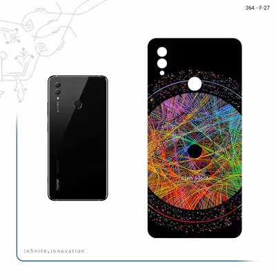 برچسب پوششی ماهوت مدل Mathematical Geometric Shape 2 مناسب برای گوشی موبایل آنر Note 10