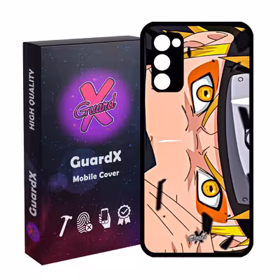 کاور گارد ایکس طرح ناروتو انیمه مدل Glass10471 مناسب برای گوشی موبایل سامسونگ Galaxy S20 FE