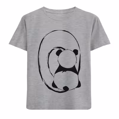 تی شرت آستین کوتاه بچگانه مدل پانداF771 O