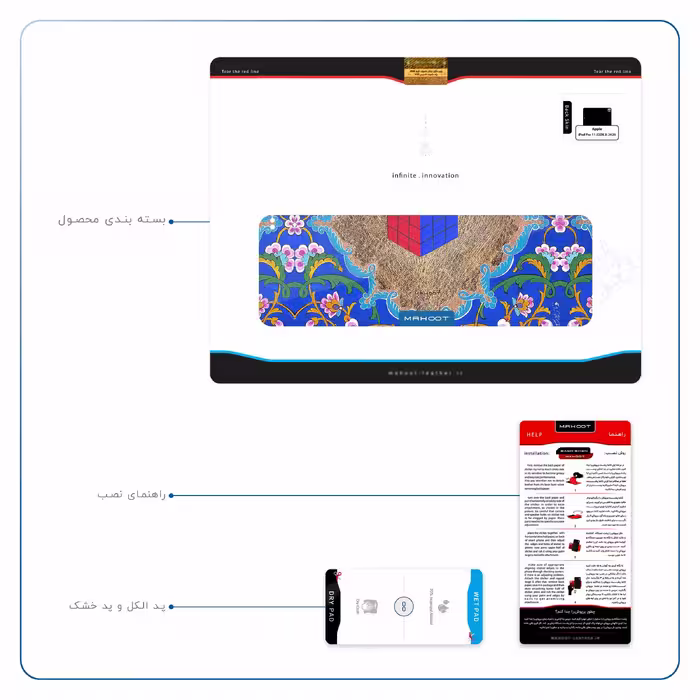 برچسب پوششی ماهوت مدل Maryams Mathematics مناسب برای تبلت اپل iPad Pro 11 (GEN 2) 2020 A2228