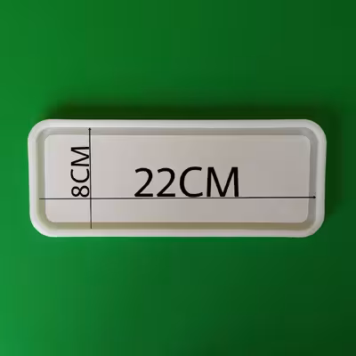 قالب رزین مدل مستطیل لبه دار  کد 22.8