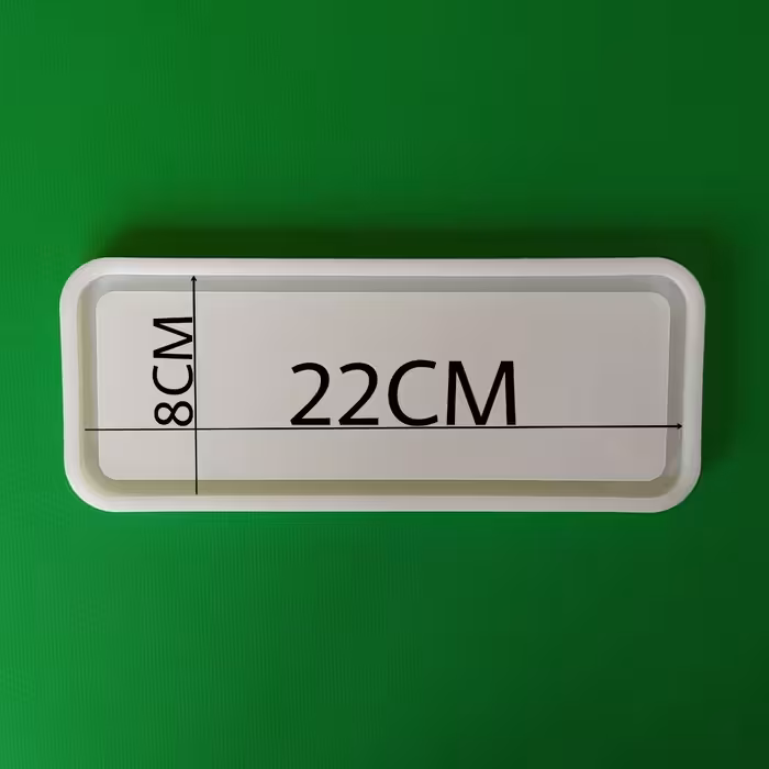 قالب رزین مدل مستطیل لبه دار  کد 22.8