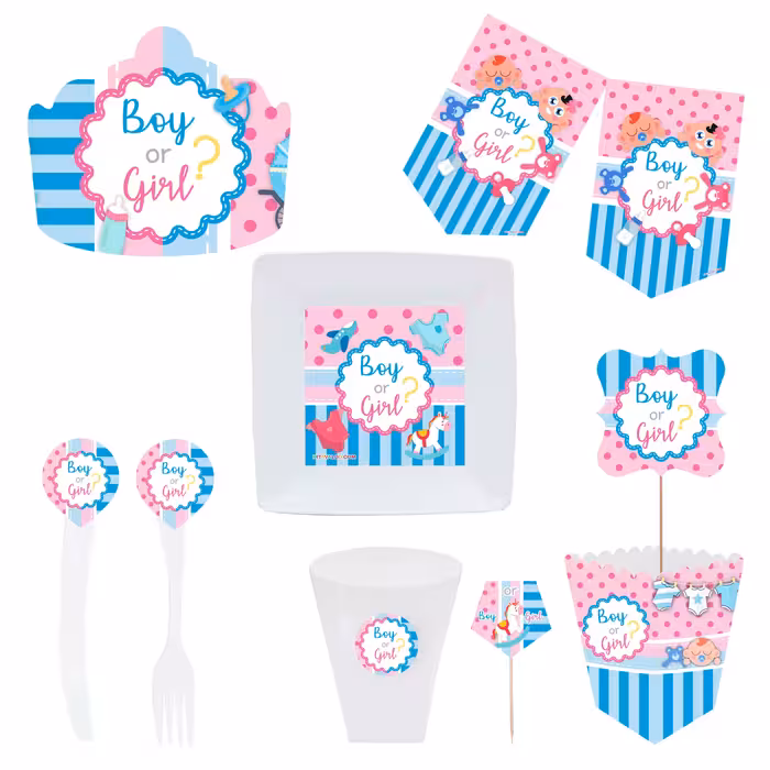  مجموعه 72 عددی تم تولد طرح تعیین جنسیت