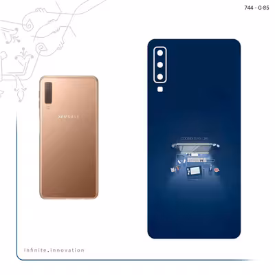 برچسب پوششی ماهوت مدل Programming 3 مناسب برای گوشی موبایل سامسونگ Galaxy A7 2018