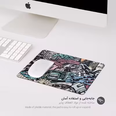 ماوس پد پیکسل میکسل مدل Techraid