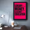 تابلو مدل انگیزشی Luxury Money کد S2504-b