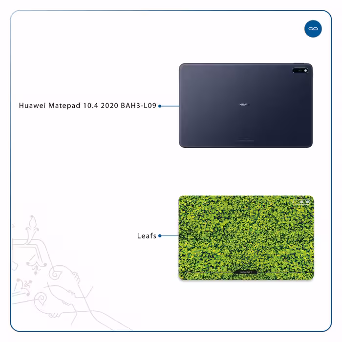 برچسب پوششی ماهوت مدل Leafs مناسب برای تبلت هوآوی Matepad 10.4 2020 BAH3-L09