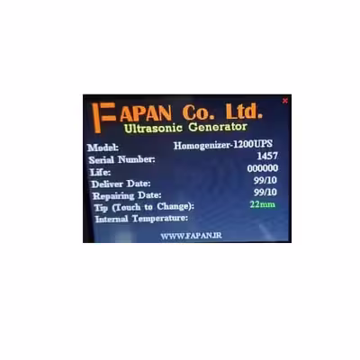 هموژنایزر التراسونیک فاپن مدل 150ups
