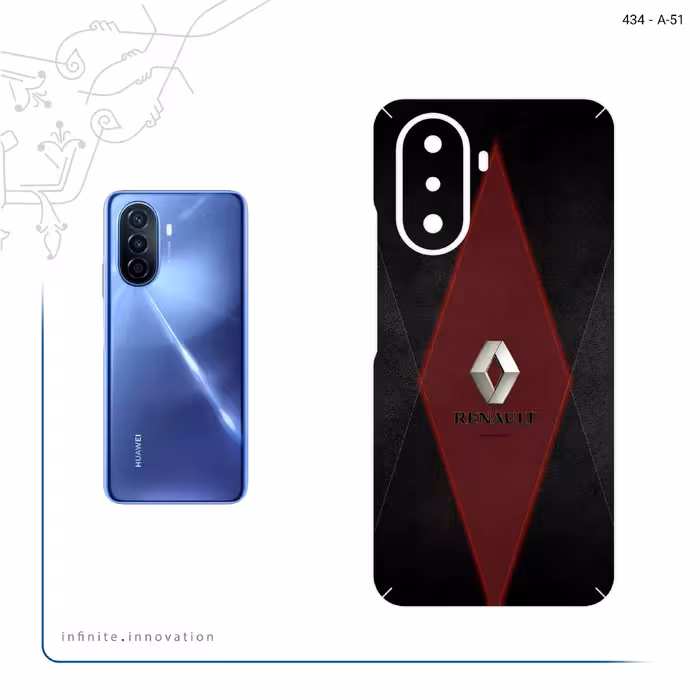 برچسب پوششی ماهوت مدل Renault مناسب برای گوشی موبایل هوآوی Nova Y70
