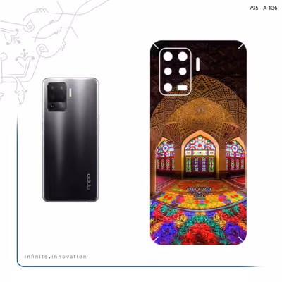 برچسب پوششی ماهوت مدل Nasir Al-Molk Mosque مناسب برای گوشی موبایل اپو A94 4G