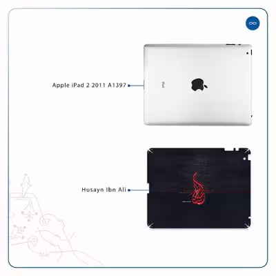 برچسب پوششی ماهوت مدل Husayn-Ibn-Ali مناسب برای تبلت اپل iPad 2 2011 A1397