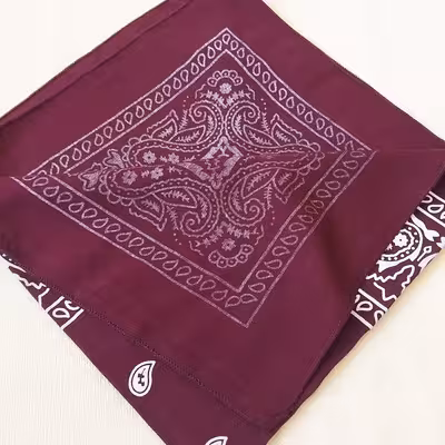 دستمال سر و گردن مدل باندانا بته جقه  01