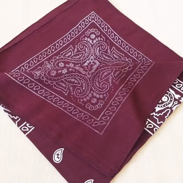 دستمال سر و گردن مدل باندانا بته جقه  01