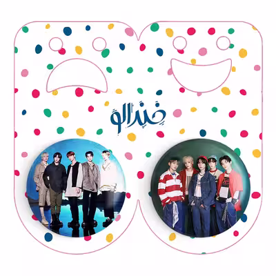 پیکسل خندالو مدل گروه تی اکس تی TXT کد 2009920095 مجموعه 2 عددی