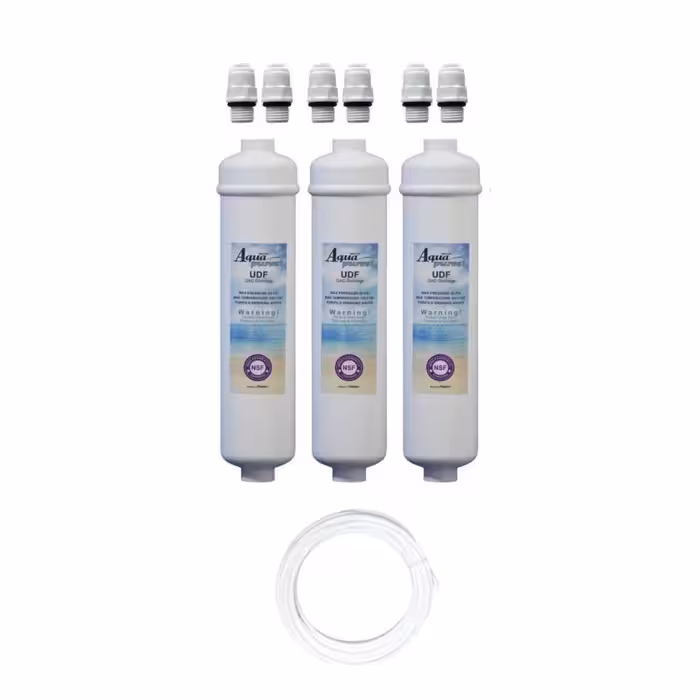 فیلتر یخچال ساید بای ساید آکوا پیورست مدل COCONUT SHELL 2500G مجموعه 3 عددی