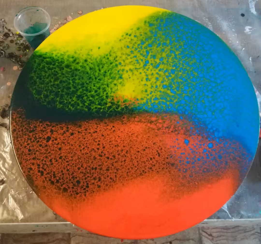 تابلو رنگی رزینی کد 10736