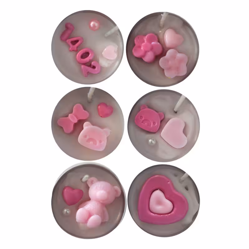 شمع وارمر مدل خرس مجموعه 6 عددی